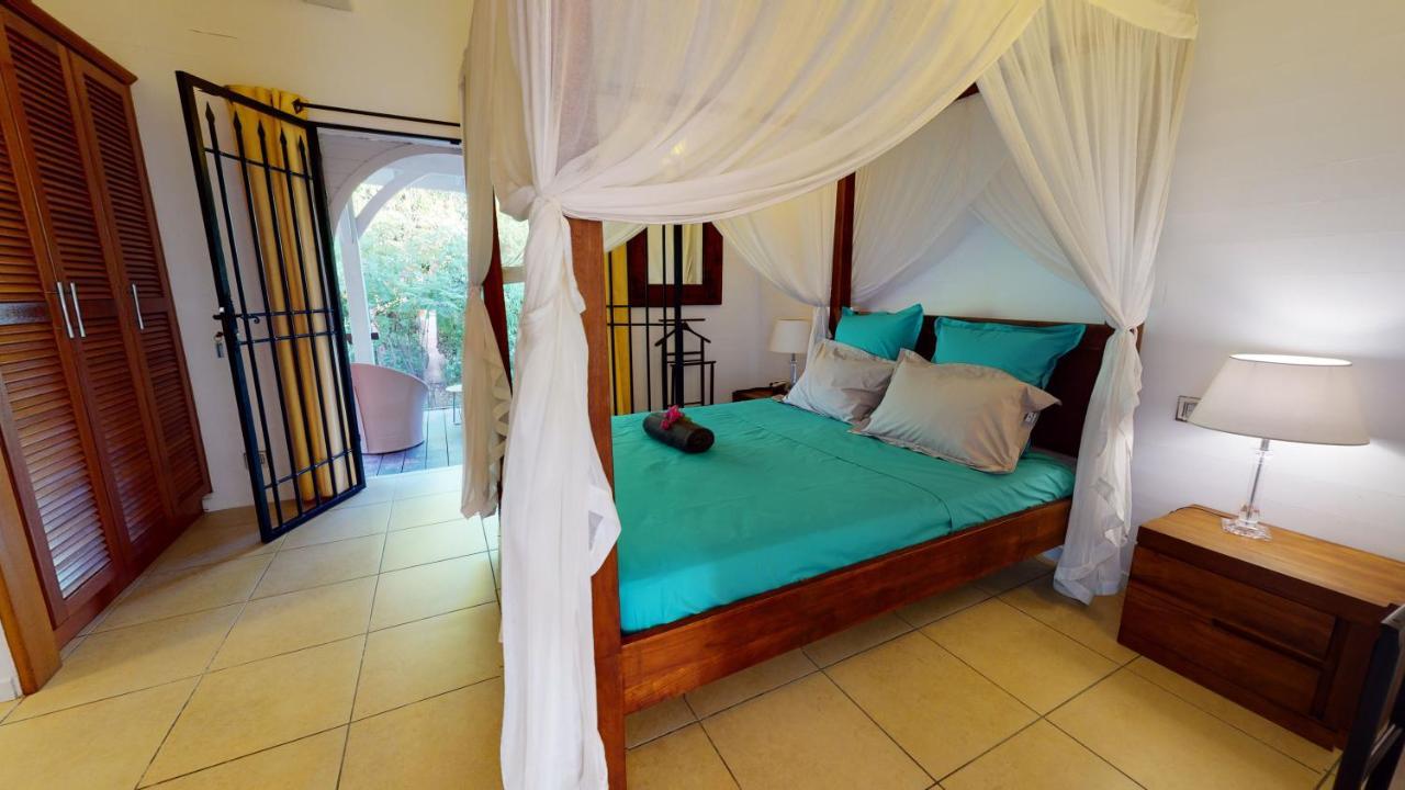 Villa Deluxe L'Hacienda Villa Vue Mer 180 Piscine Jacuzzi Proche Plage Marina Golf Pointe Des Chateaux Et Casino Jardin Clos Voyage Durable Saint-Francois  Exteriör bild