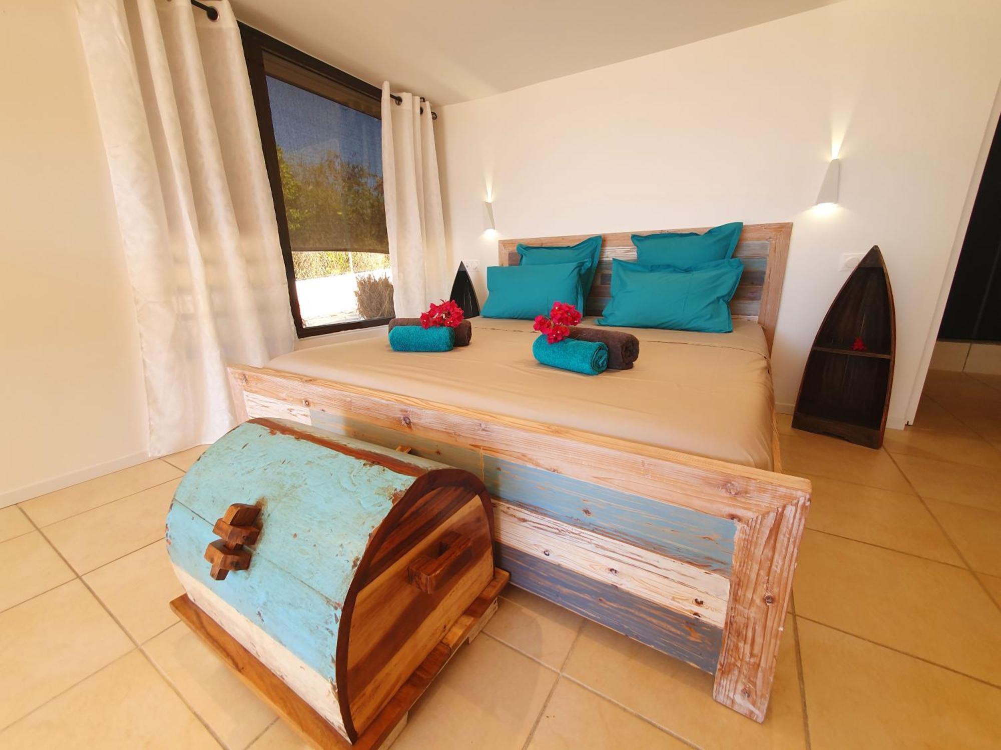 Villa Deluxe L'Hacienda Villa Vue Mer 180 Piscine Jacuzzi Proche Plage Marina Golf Pointe Des Chateaux Et Casino Jardin Clos Voyage Durable Saint-Francois  Rum bild