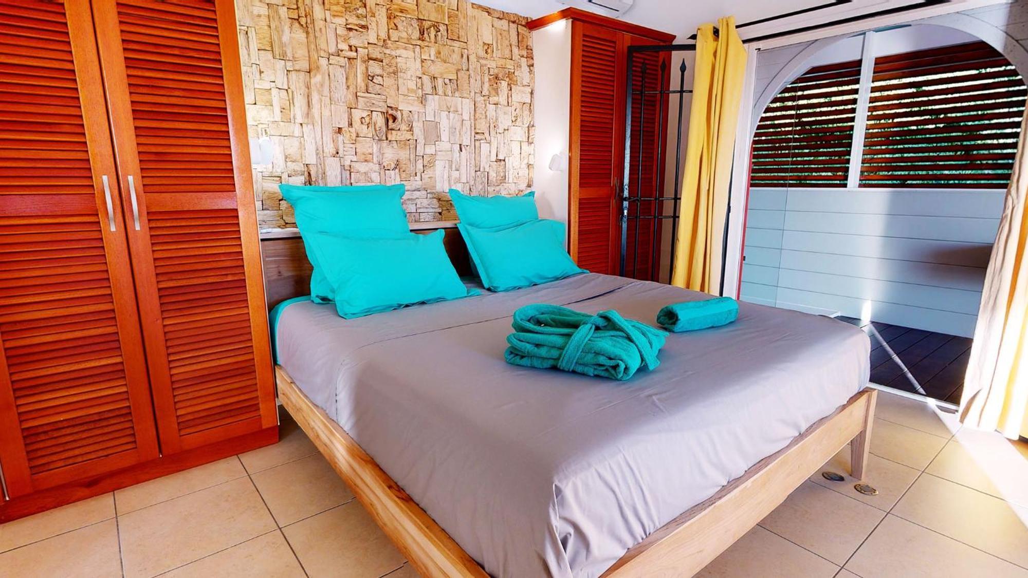Villa Deluxe L'Hacienda Villa Vue Mer 180 Piscine Jacuzzi Proche Plage Marina Golf Pointe Des Chateaux Et Casino Jardin Clos Voyage Durable Saint-Francois  Rum bild