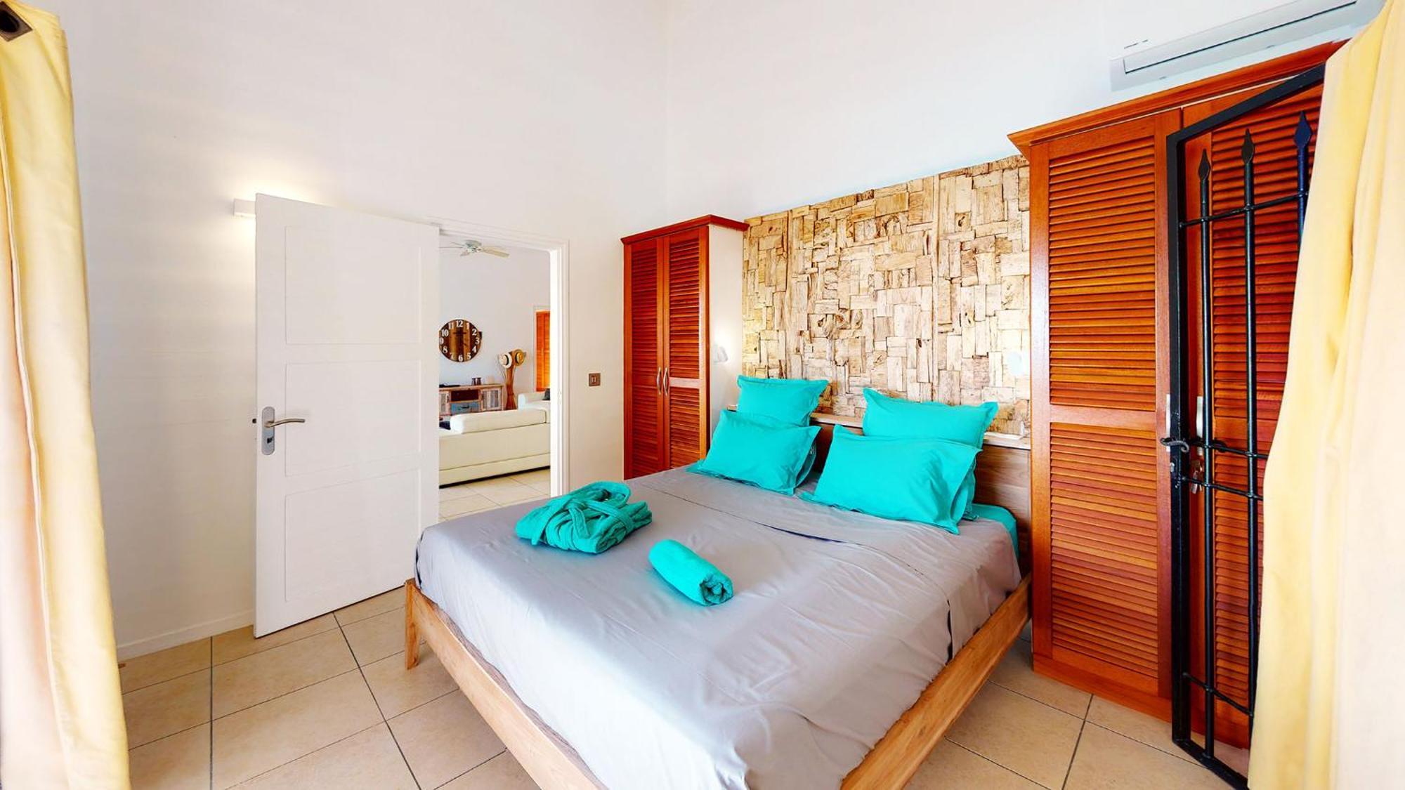 Villa Deluxe L'Hacienda Villa Vue Mer 180 Piscine Jacuzzi Proche Plage Marina Golf Pointe Des Chateaux Et Casino Jardin Clos Voyage Durable Saint-Francois  Rum bild