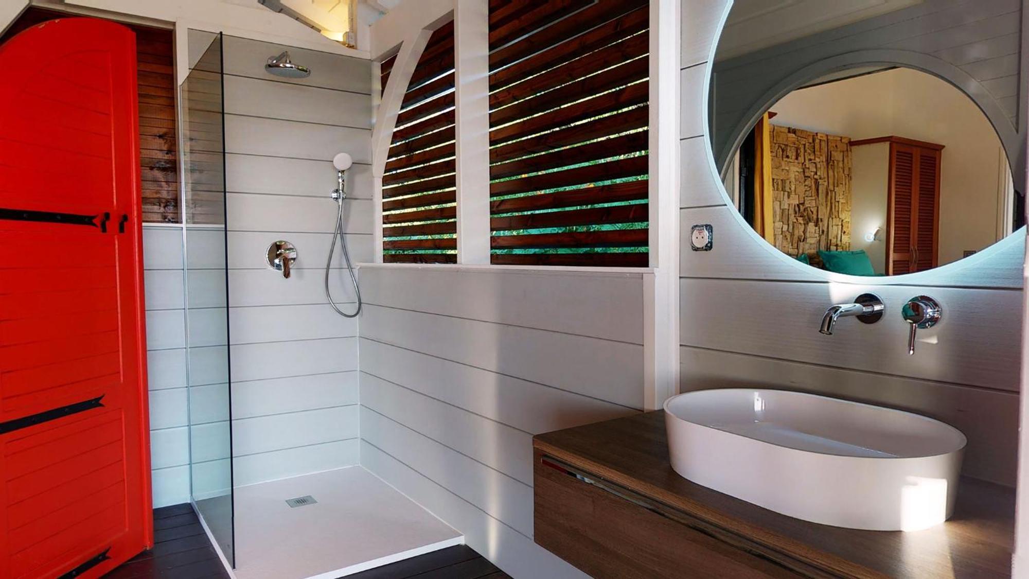 Villa Deluxe L'Hacienda Villa Vue Mer 180 Piscine Jacuzzi Proche Plage Marina Golf Pointe Des Chateaux Et Casino Jardin Clos Voyage Durable Saint-Francois  Rum bild