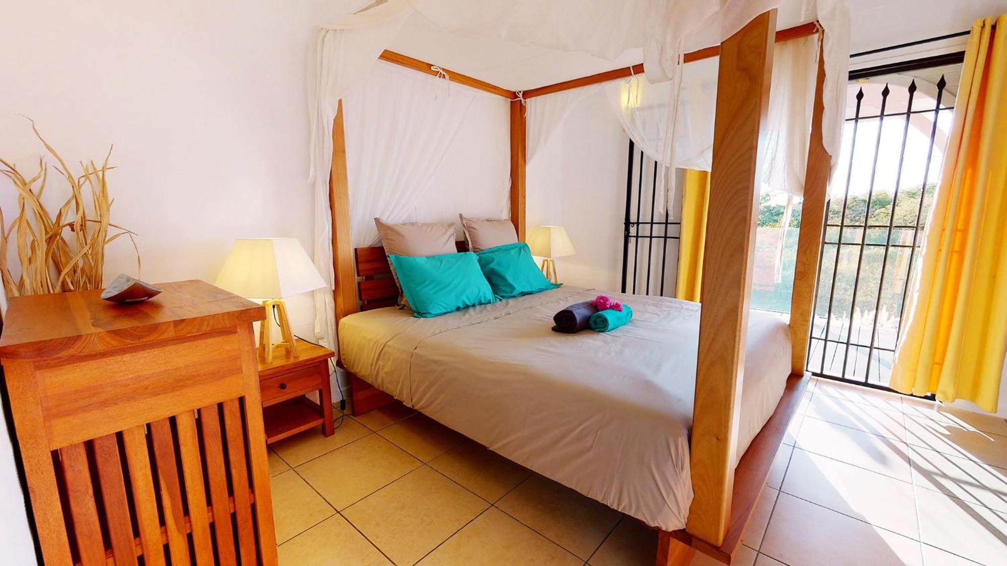 Villa Deluxe L'Hacienda Villa Vue Mer 180 Piscine Jacuzzi Proche Plage Marina Golf Pointe Des Chateaux Et Casino Jardin Clos Voyage Durable Saint-Francois  Rum bild