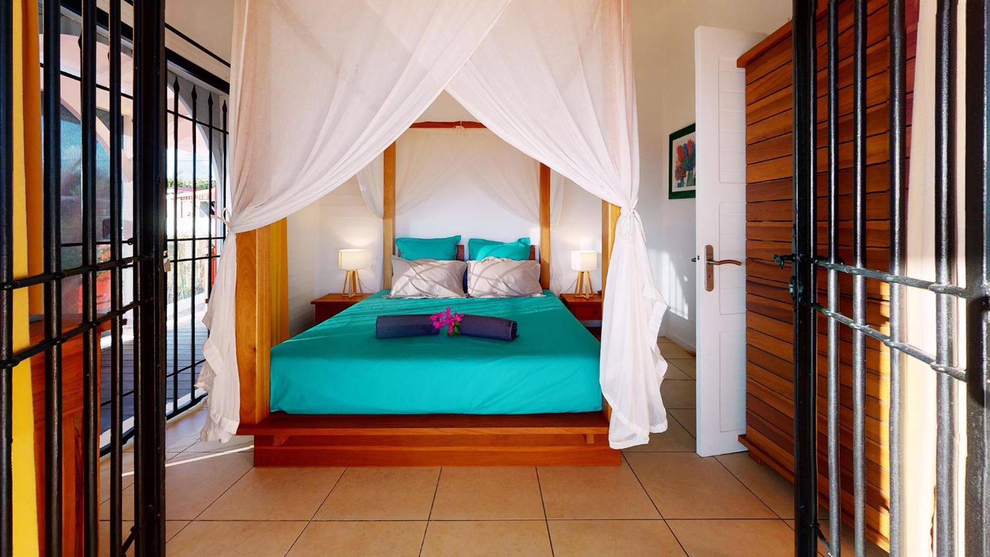 Villa Deluxe L'Hacienda Villa Vue Mer 180 Piscine Jacuzzi Proche Plage Marina Golf Pointe Des Chateaux Et Casino Jardin Clos Voyage Durable Saint-Francois  Rum bild